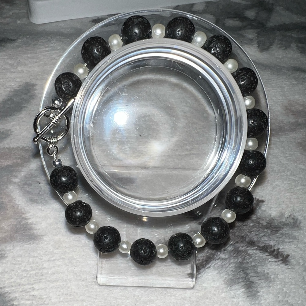 Natural Lava Stone Bracelet